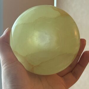 Elegant Green Decorative Donat Shape, Jewelry Holder.